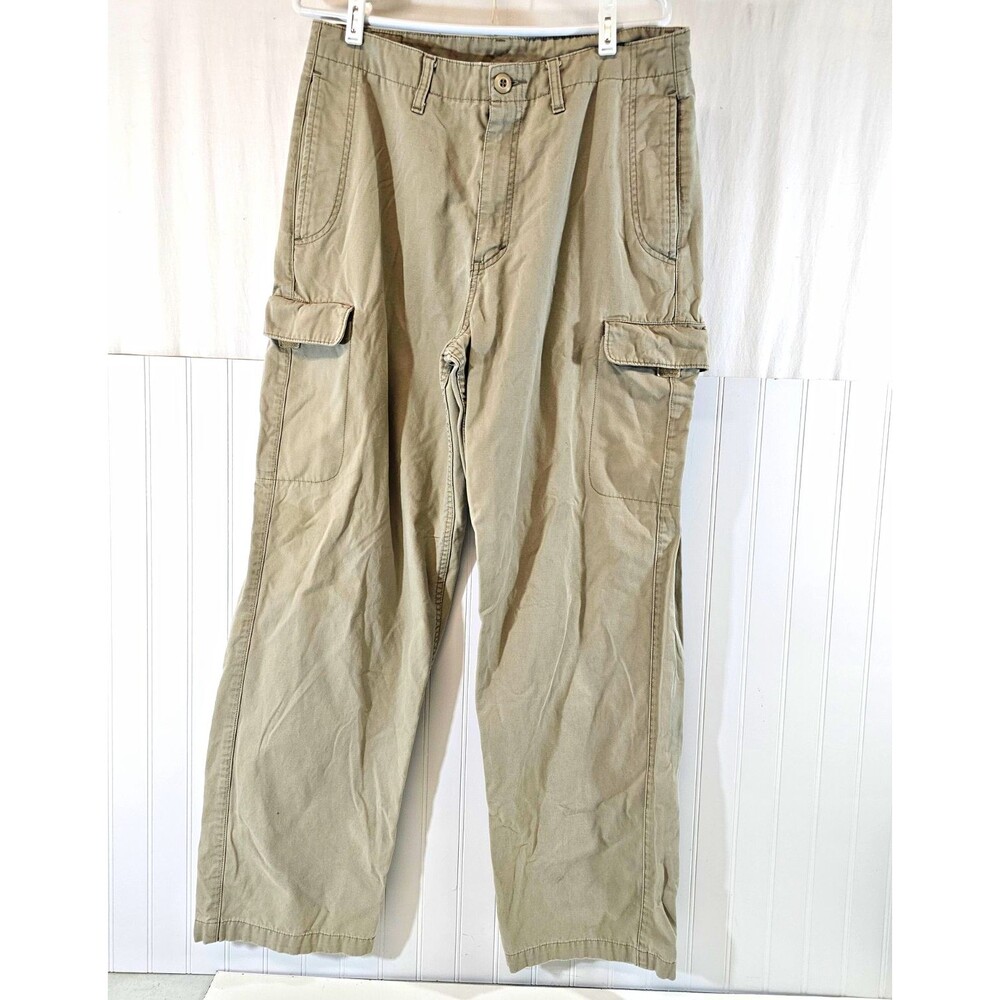 Levi's Dry Goods Men's Beige Canvas Cargo Pants Straight Leg Pockets 32x32